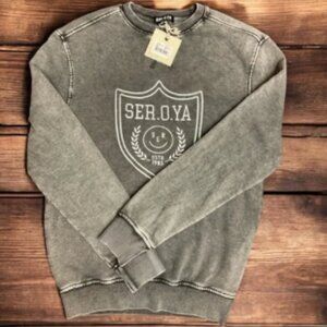 NWT SER.O.YA Issac Sweatshirt in Vintage Blk